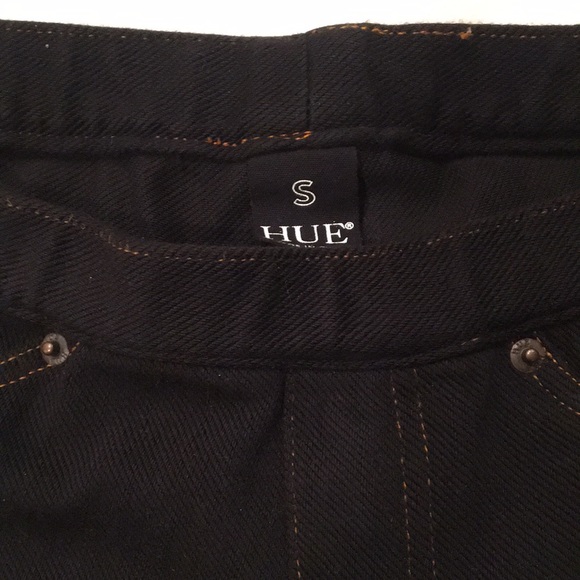 HUE black jeggings denim leggings S - Picture 4 of 5
